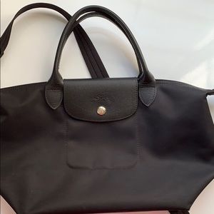 Longchamp Le Pliage Néo Black Top Handle S